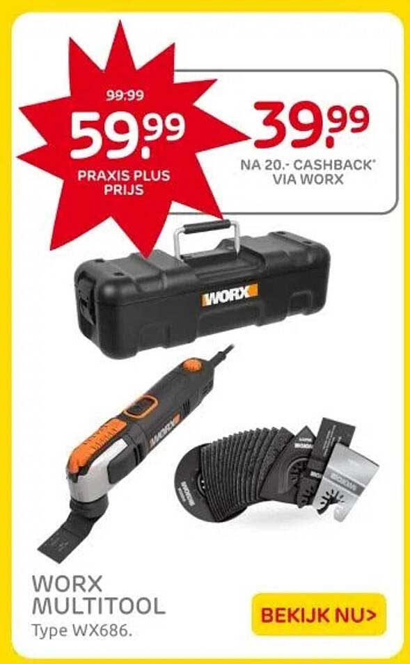 WORX MULTITOOL Type WX686.