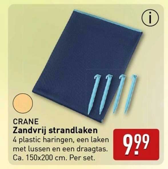 Zandvrij strandlaken