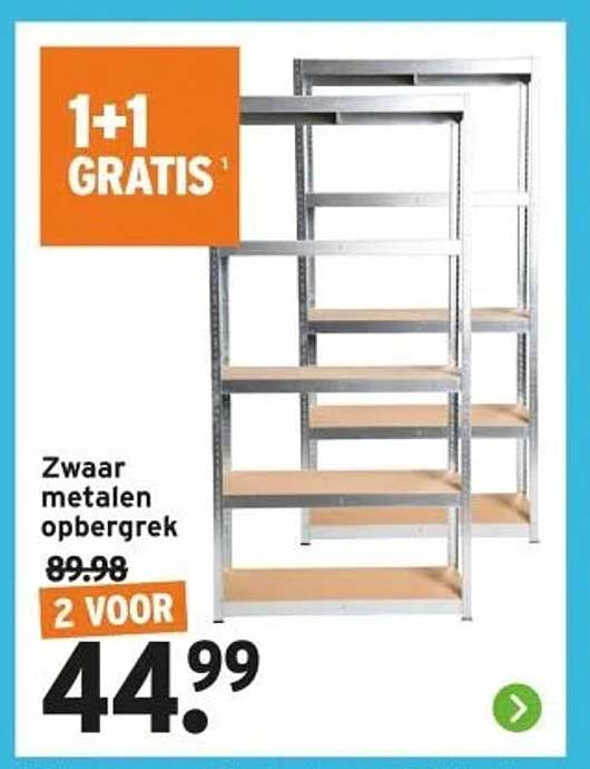 Zwaar metalen opbergrek