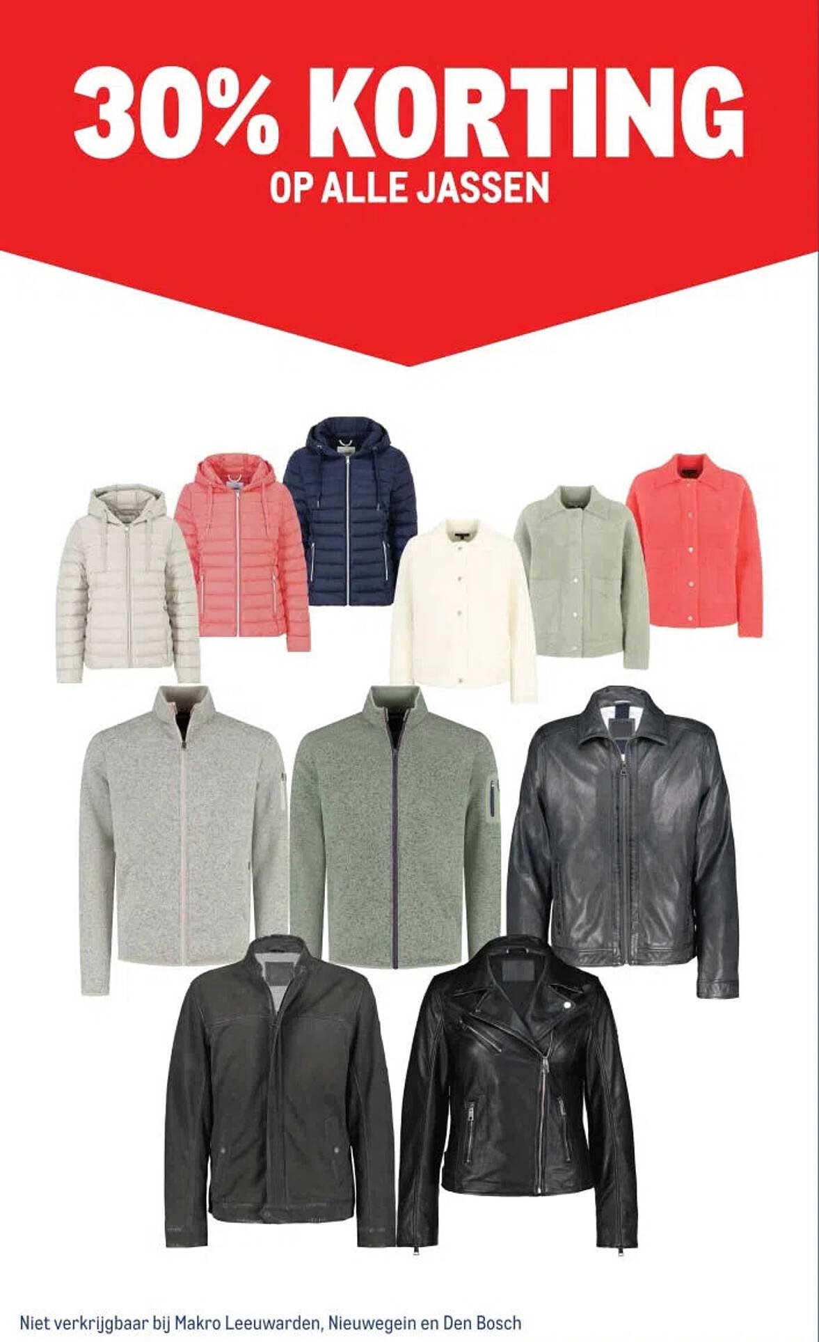 30% KORTING OP ALLE JASSEN