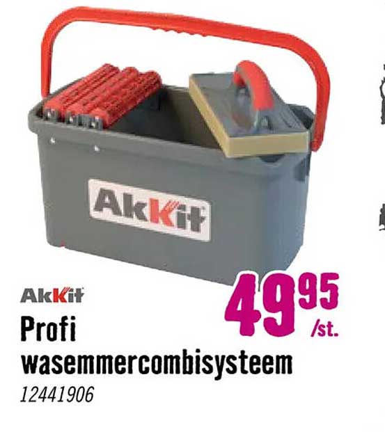 AkKit Profi wasemmercombisysteem