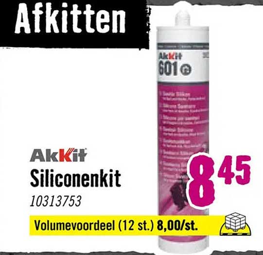 AkKit Siliconenkit 10313753 Volumevoordeel (12 st.) 8,00/st.