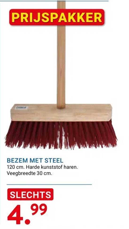 BEZEM MET STEEL