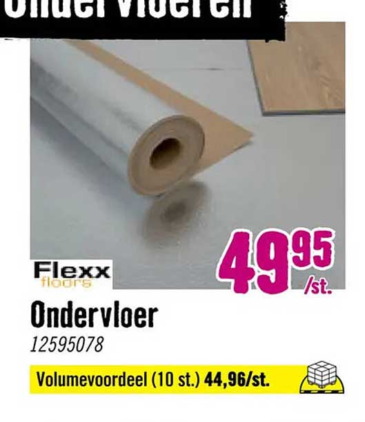 Flexx floors Ondervloer