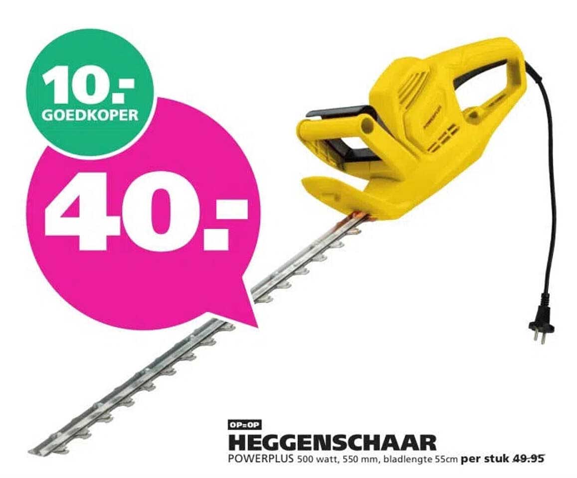 HEGGENSCHAAR POWERPLUS 500 watt, 550 mm, bladlengte 55cm per stuk 49.95