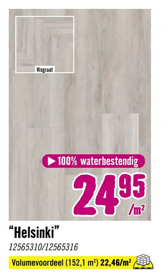 Helsinki 100% waterbestendig