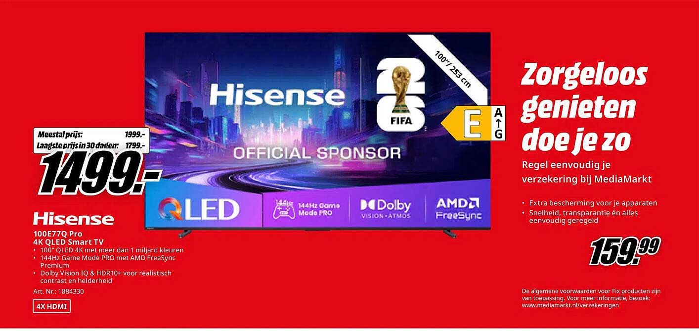 Hisense 100E770G Pro 4K QLED Smart TV