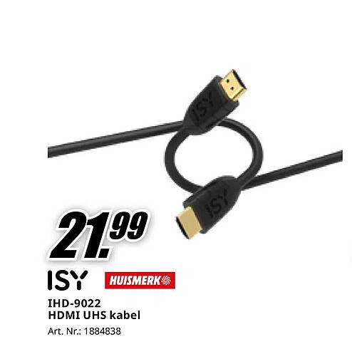 IHD-9022 HDMI UHS kabel