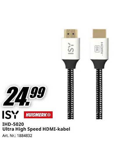 ISY IHD-5020 Ultra High Speed HDMI-kabel