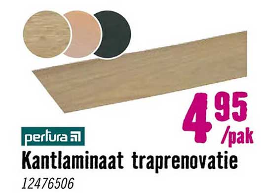 Kantlaminaat traprenovatie