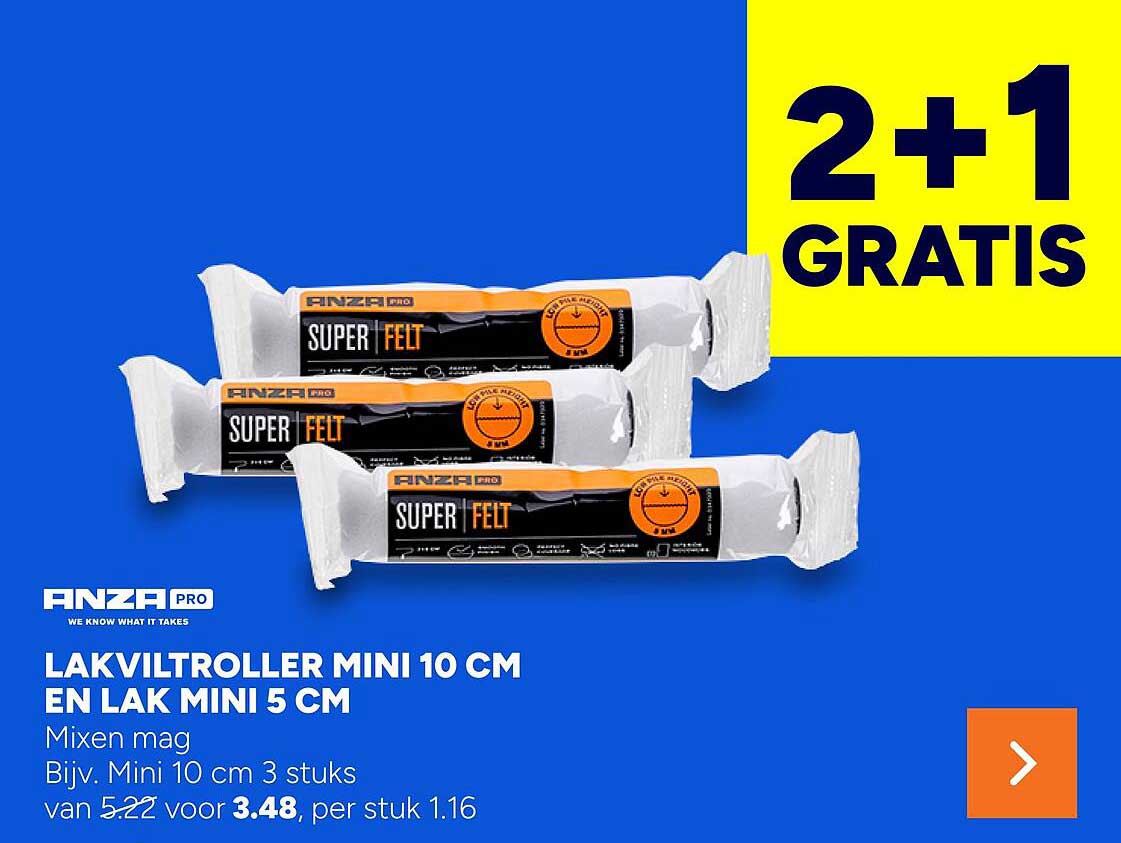 LAKVILTROLLER MINI 10 CM EN LAK MINI 5 CM 2+1 GRATIS
