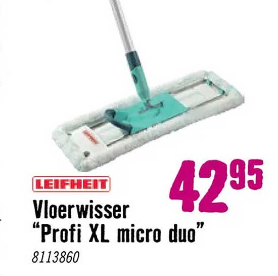 Leifheit Vloerwisser “Profi XL micro duo”