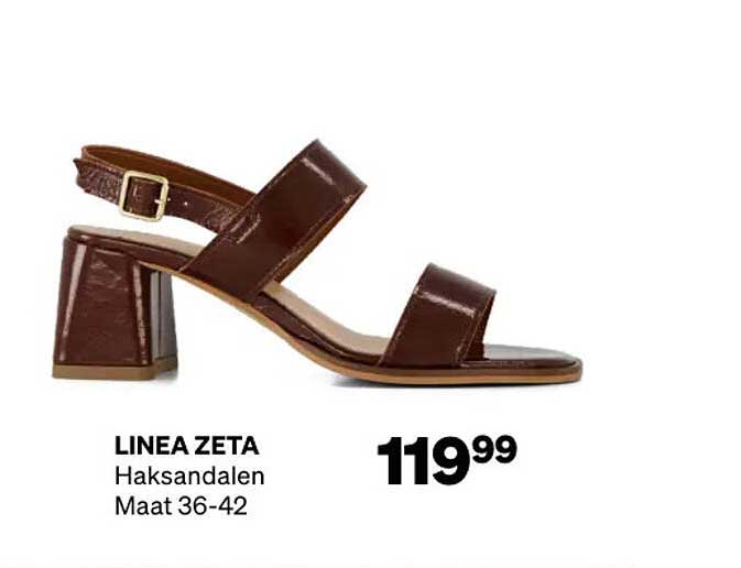 LINEA ZETA Haksandalen Maat 36-42