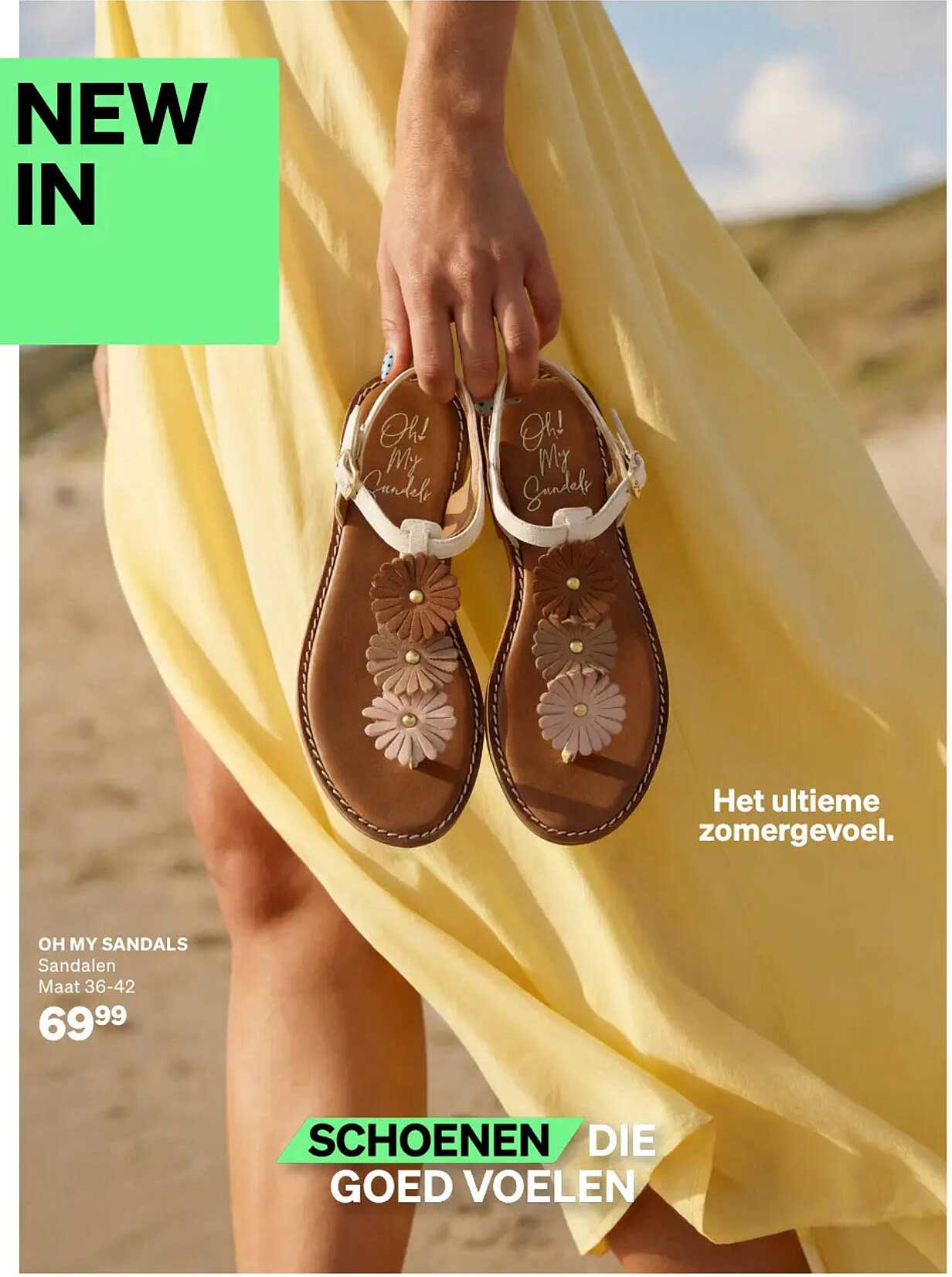 OH MY SANDALS Sandalen Maat 36-42