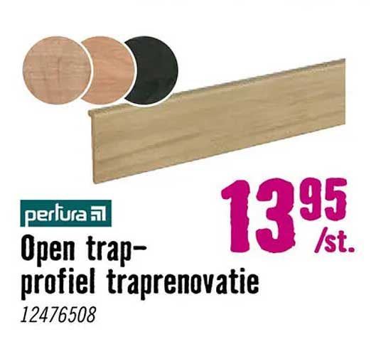 Open trap-profiel traprenovatie