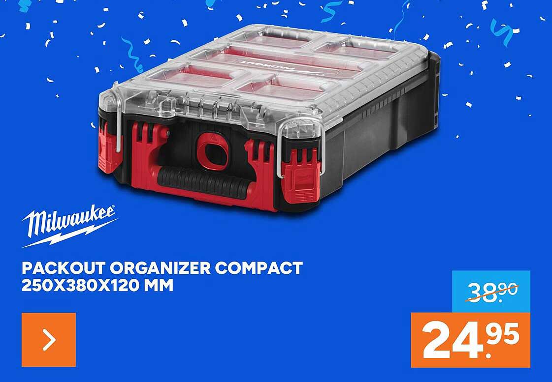 PACKOUT ORGANIZER COMPACT 250X380X120 MM
