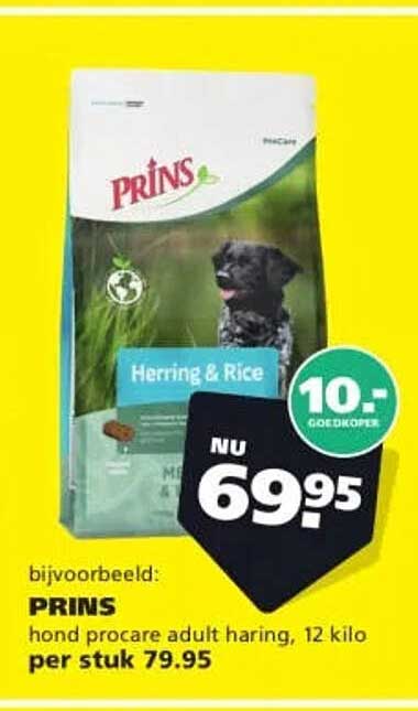 PRINS hond procare adult haring, 12 kilo