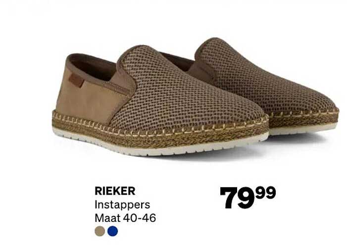 RIEKER Instappers Maat 40-46