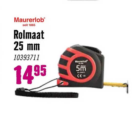Rolmaat 25 mm