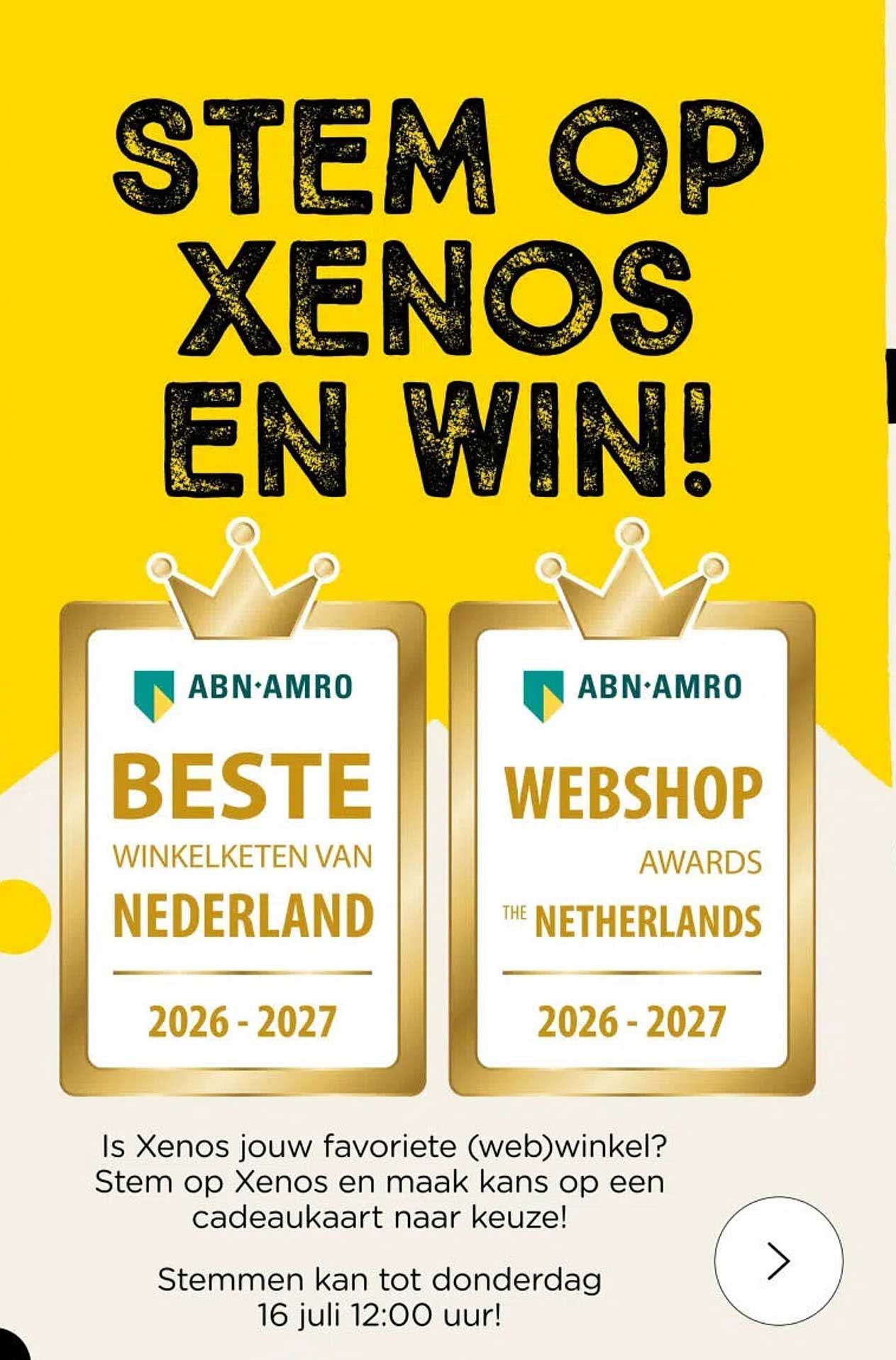 STEM OP XENOS EN WIN!