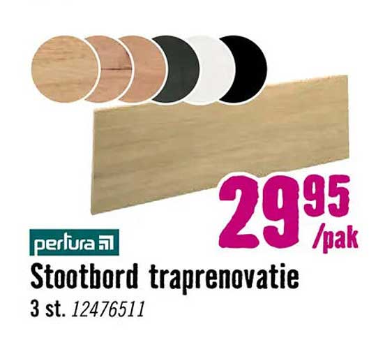 Stootbord traprenovatie