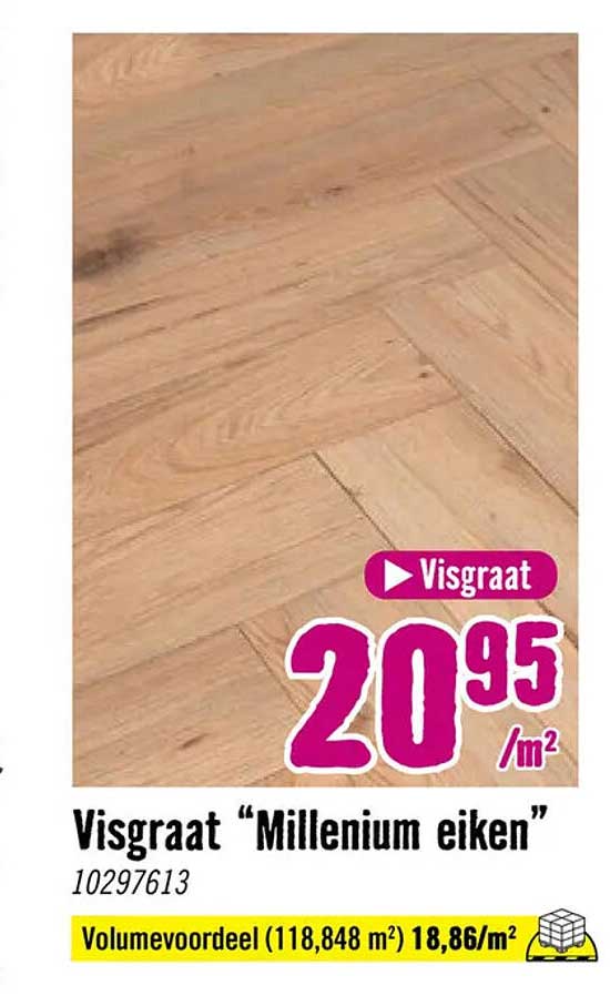 Visgraat “Millenium eiken”