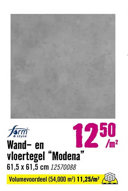 Wand- en vloertegel “Modena”