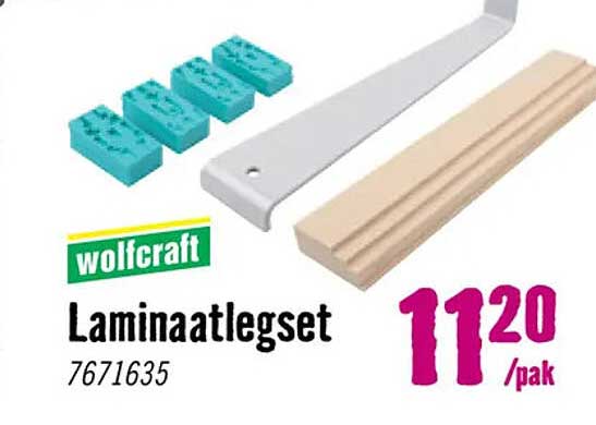 wolfcraft Laminaatlegset 7671635