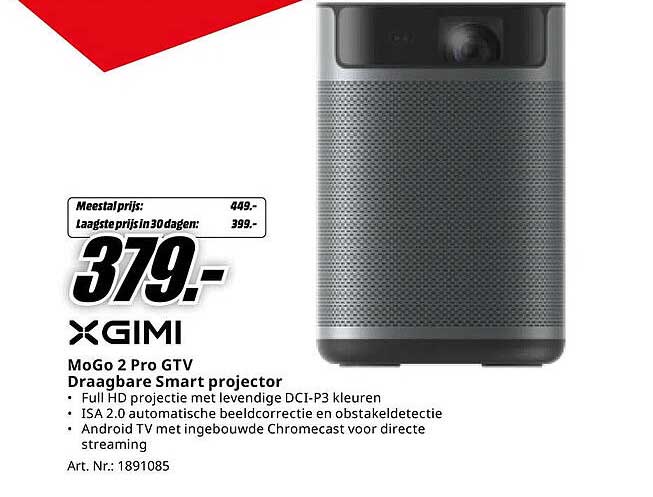 XGIMI MoGo 2 Pro GTV Draagbare Smart projector
