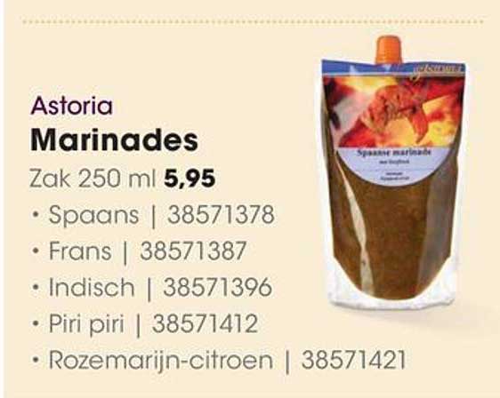 Astoria Marinades