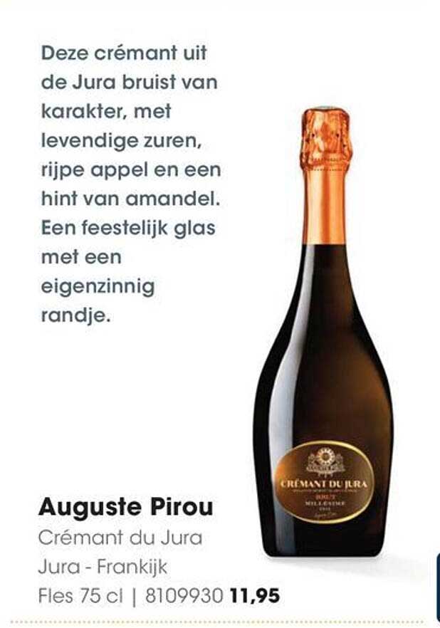 Auguste Pirou Crémant du Jura 75 cl