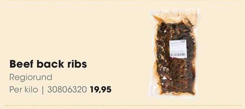 Beef back ribs