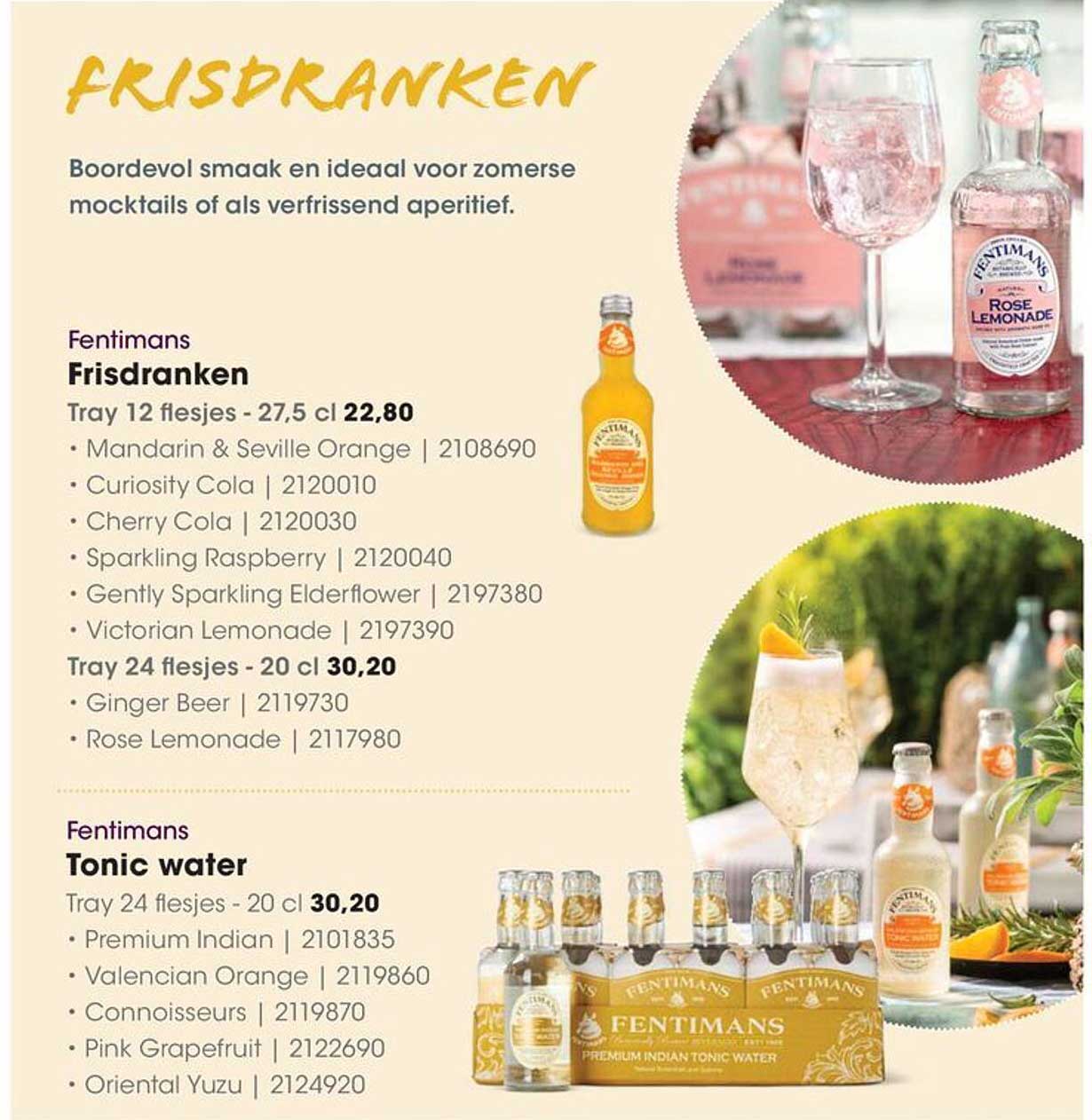 Fentimans Frisdranken - Tray 12 flesjes - 27,5 cl 22,80