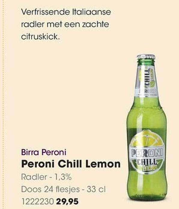 Peroni Chill Lemon