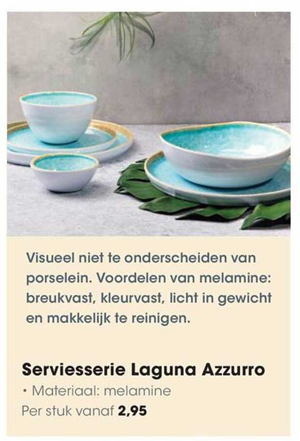 Serviesserie Laguna Azzurro