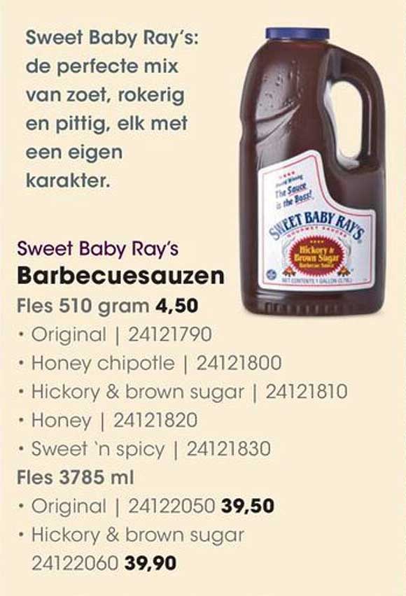 Sweet Baby Ray's Barbecuesauzen