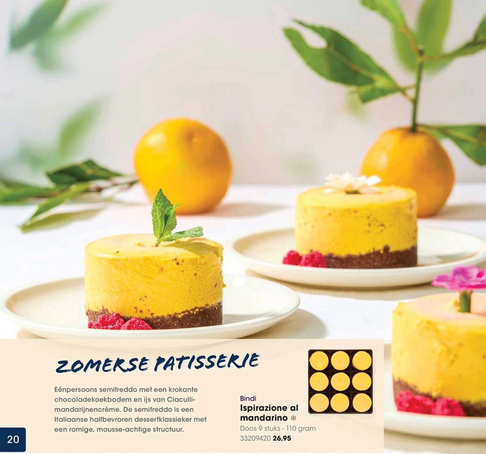 Zomerse patisserie
