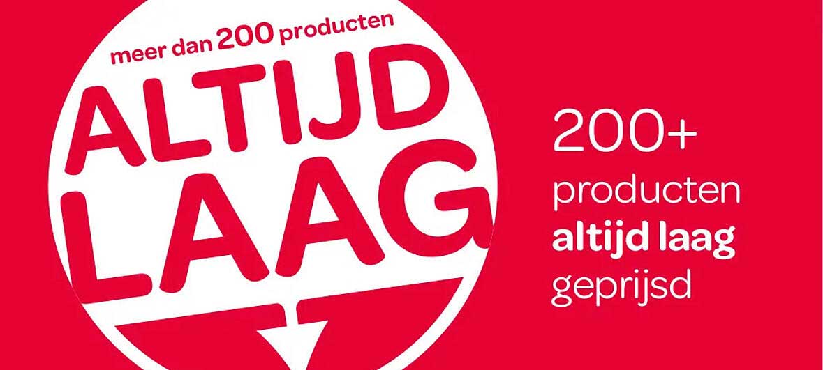 200+ producten altijd laag geprijsd