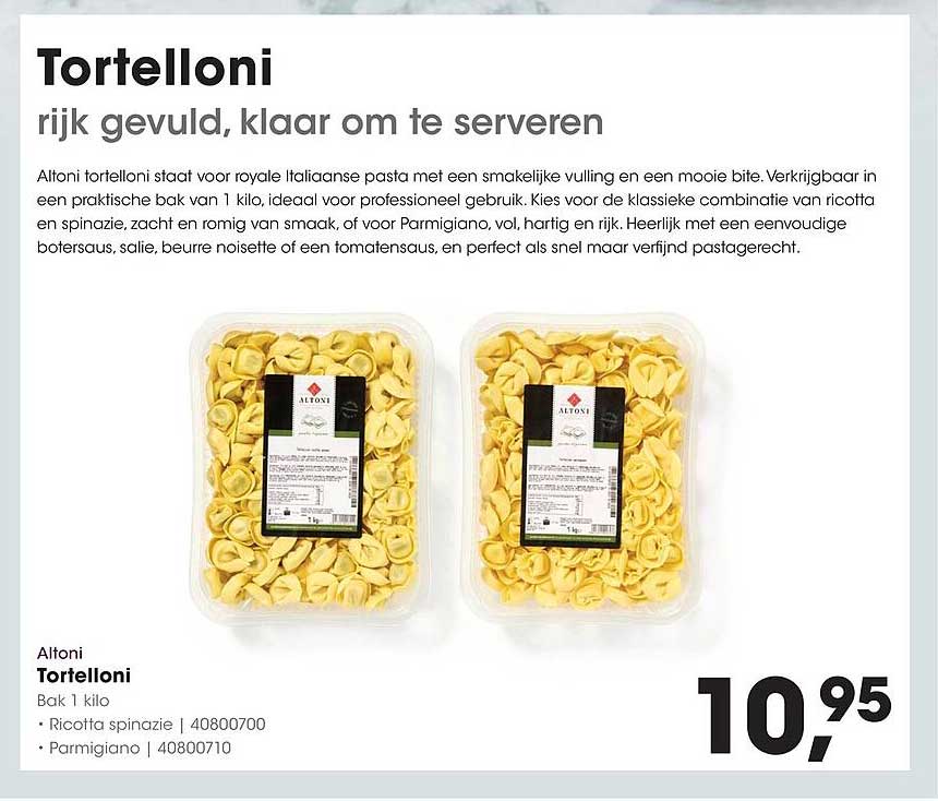 Altoni Tortelloni Bak 1 kilo