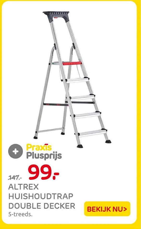 ALTREX HUISHOUDTRAP DOUBLE DECKER 5-treeds.