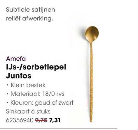 Amefa IJs-/sorbetlepel Juntos