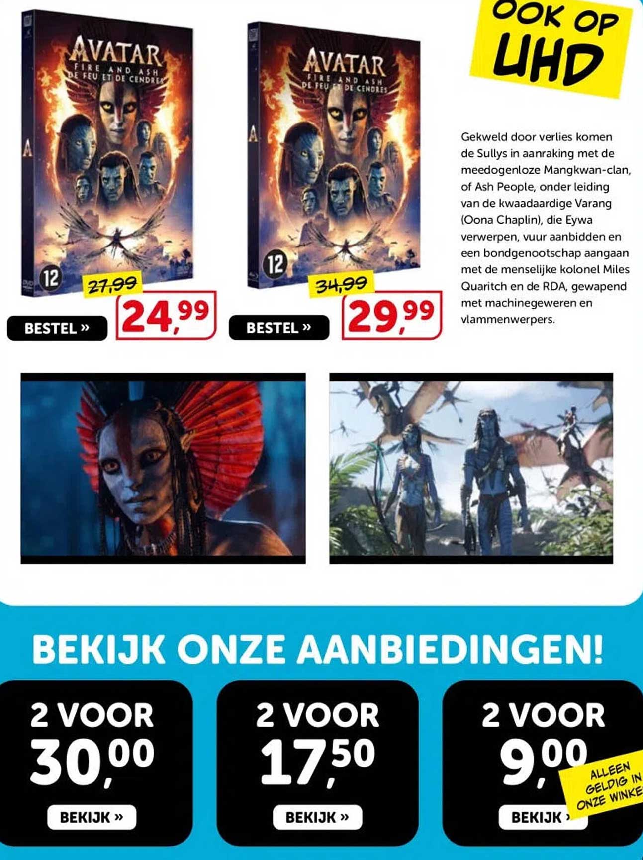 Avatar Fire and Ash - Ook op UHD