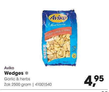 Aviko Wedges Garlic & herbs