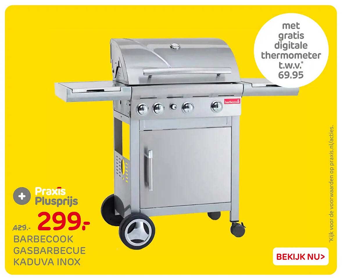 BARBECOOK GASBARBECUE KADUVA INOX