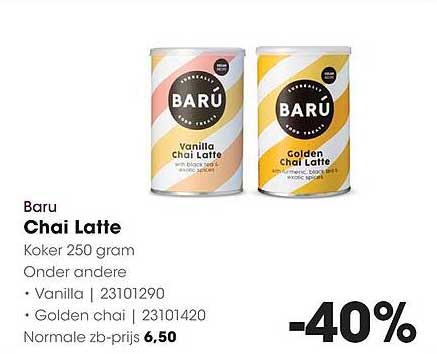 Baru Chai Latte