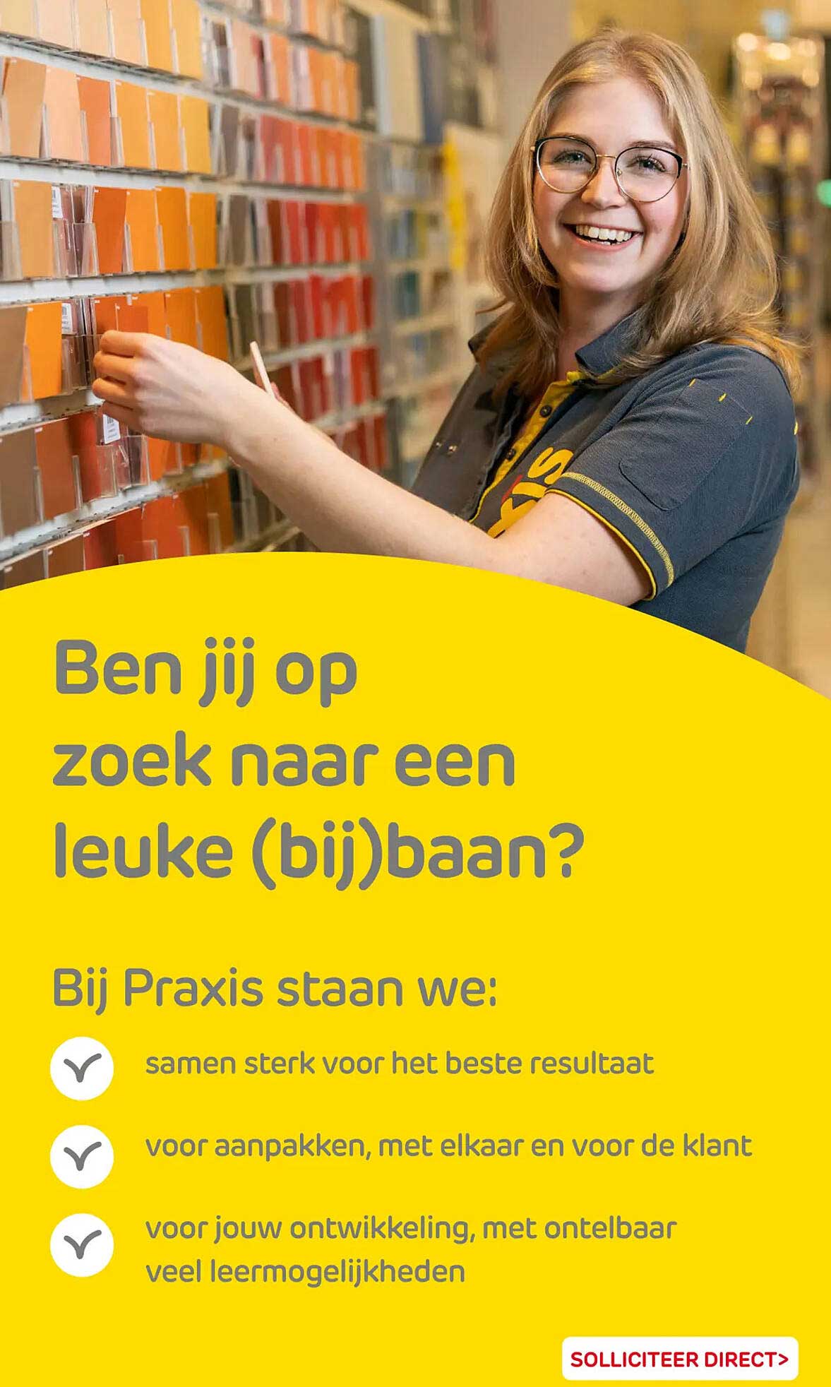 Ben jij op zoek naar een leuke (bij)baan?