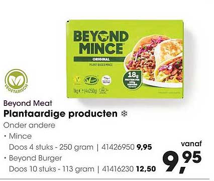 Beyond Meat Plantaardige producten