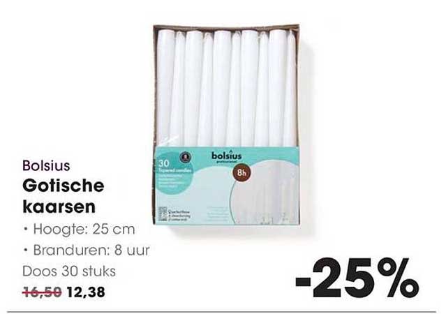 Bolsius Gotische kaarsen