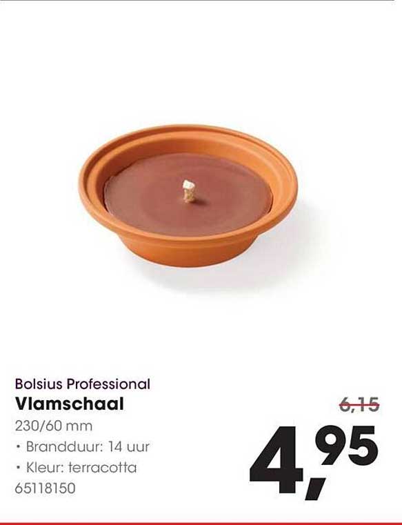 Bolsius Professional Vlamschaal