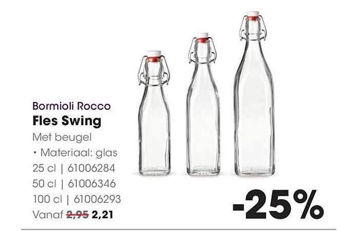 Bormioli Rocco Fles Swing Met beugel